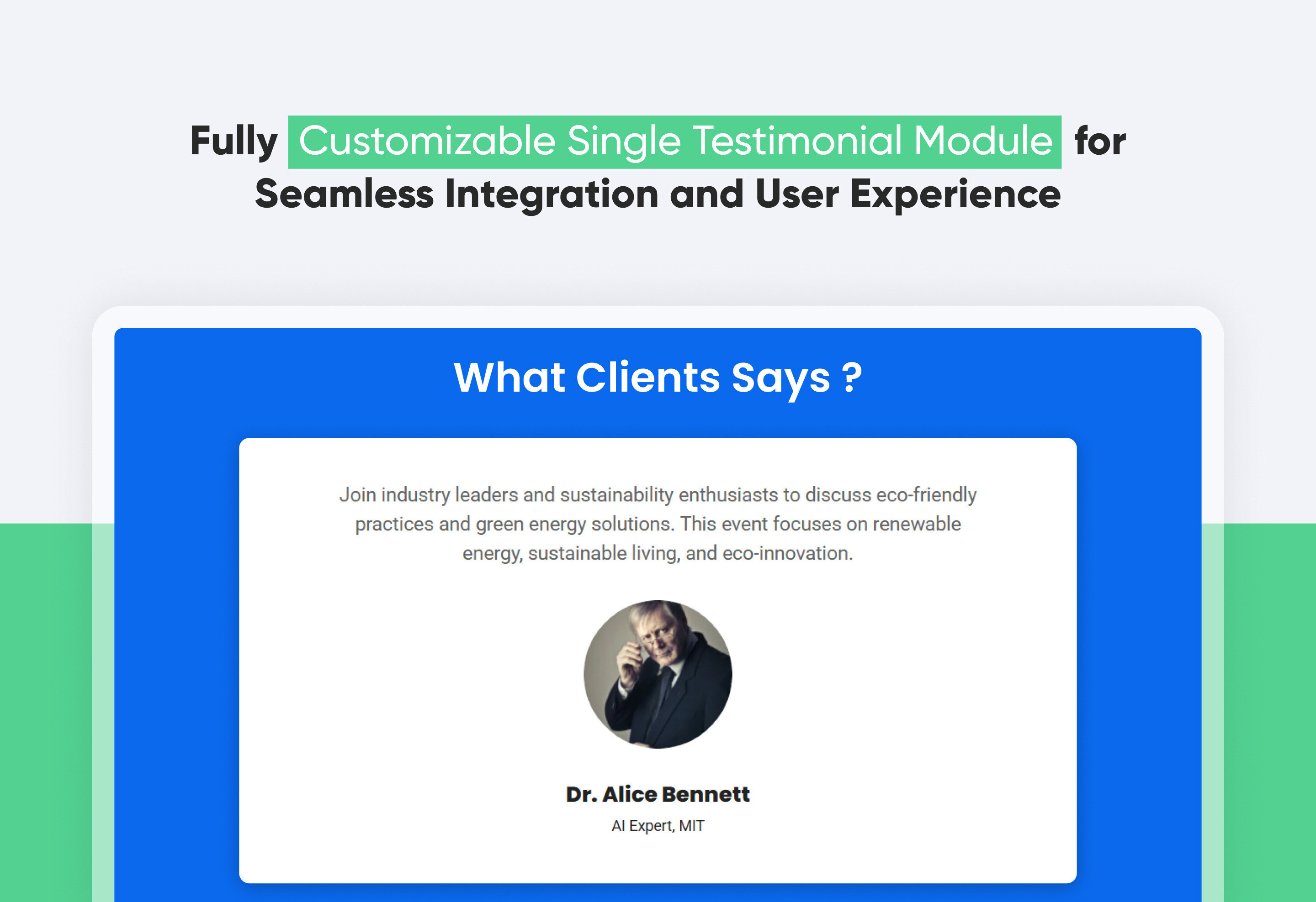 Testimonial Single : Thumbnail