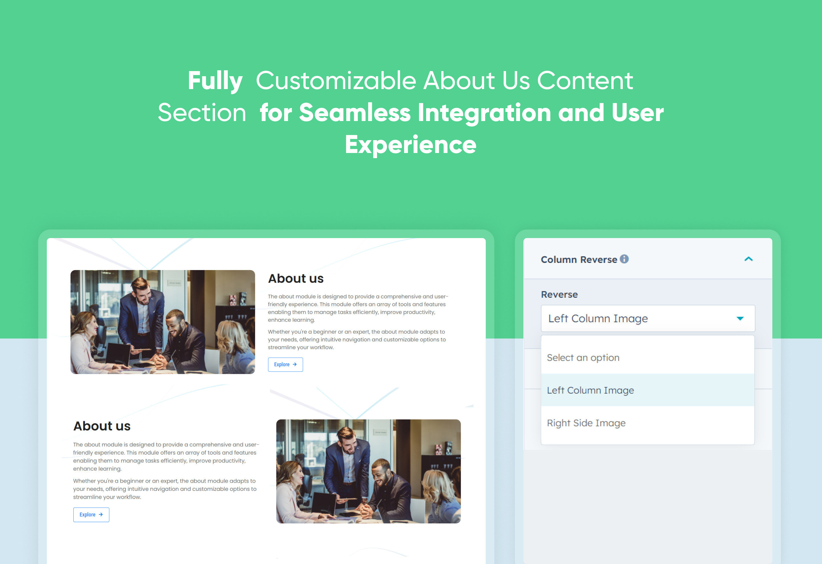 About Us Content : Thumbnail