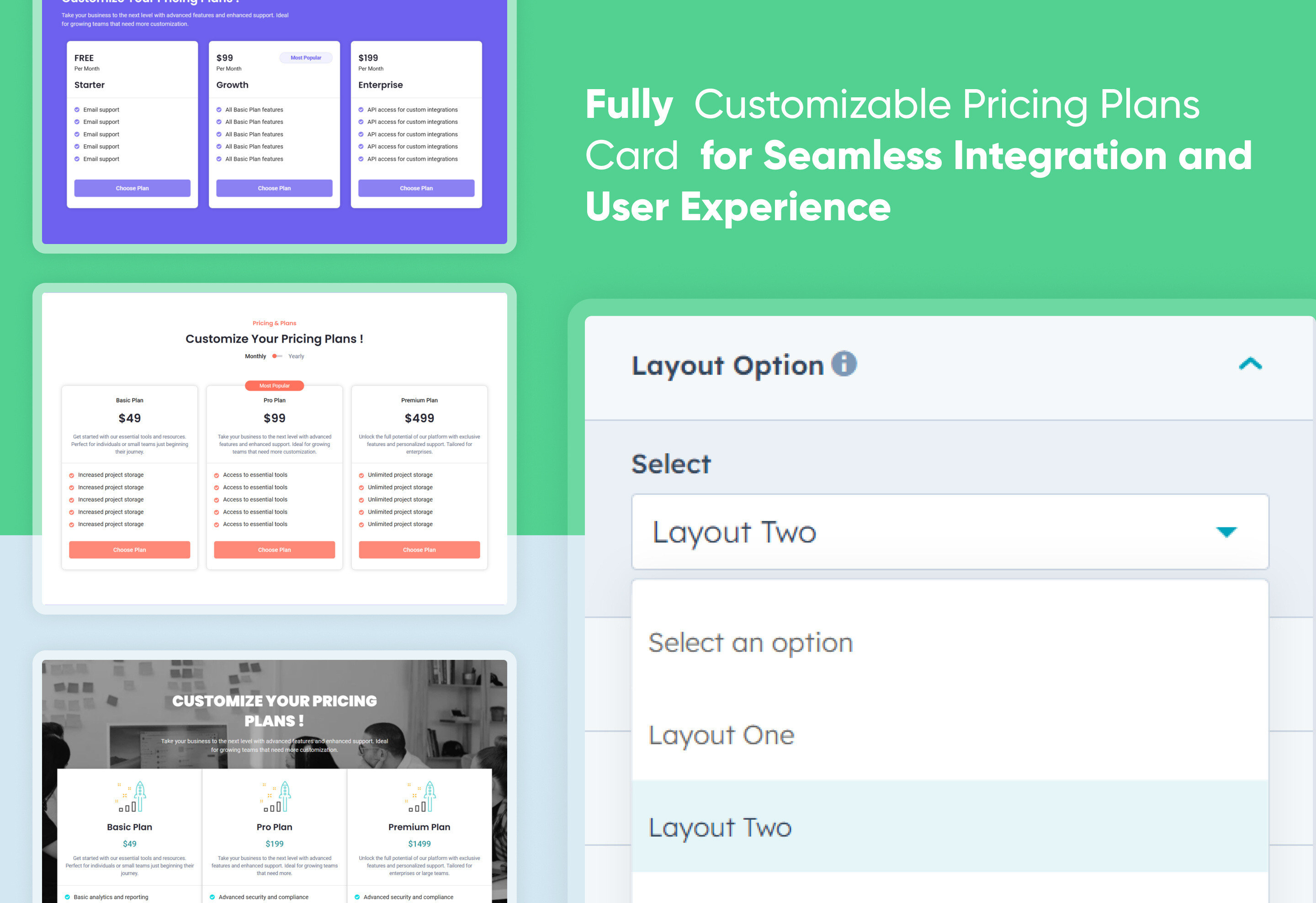 Pricing Plans Card : Thumbnail
