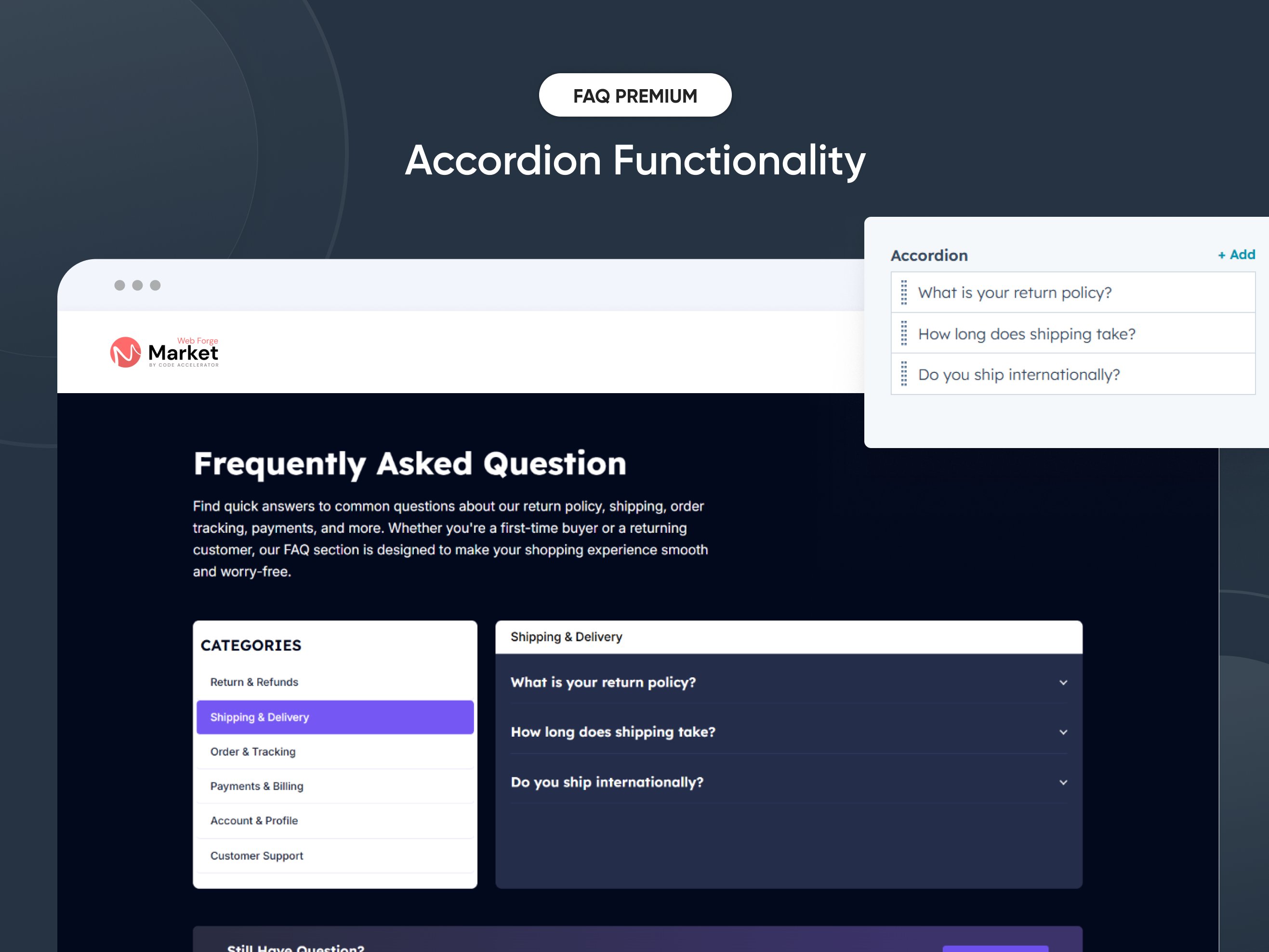 Accordion Functionality