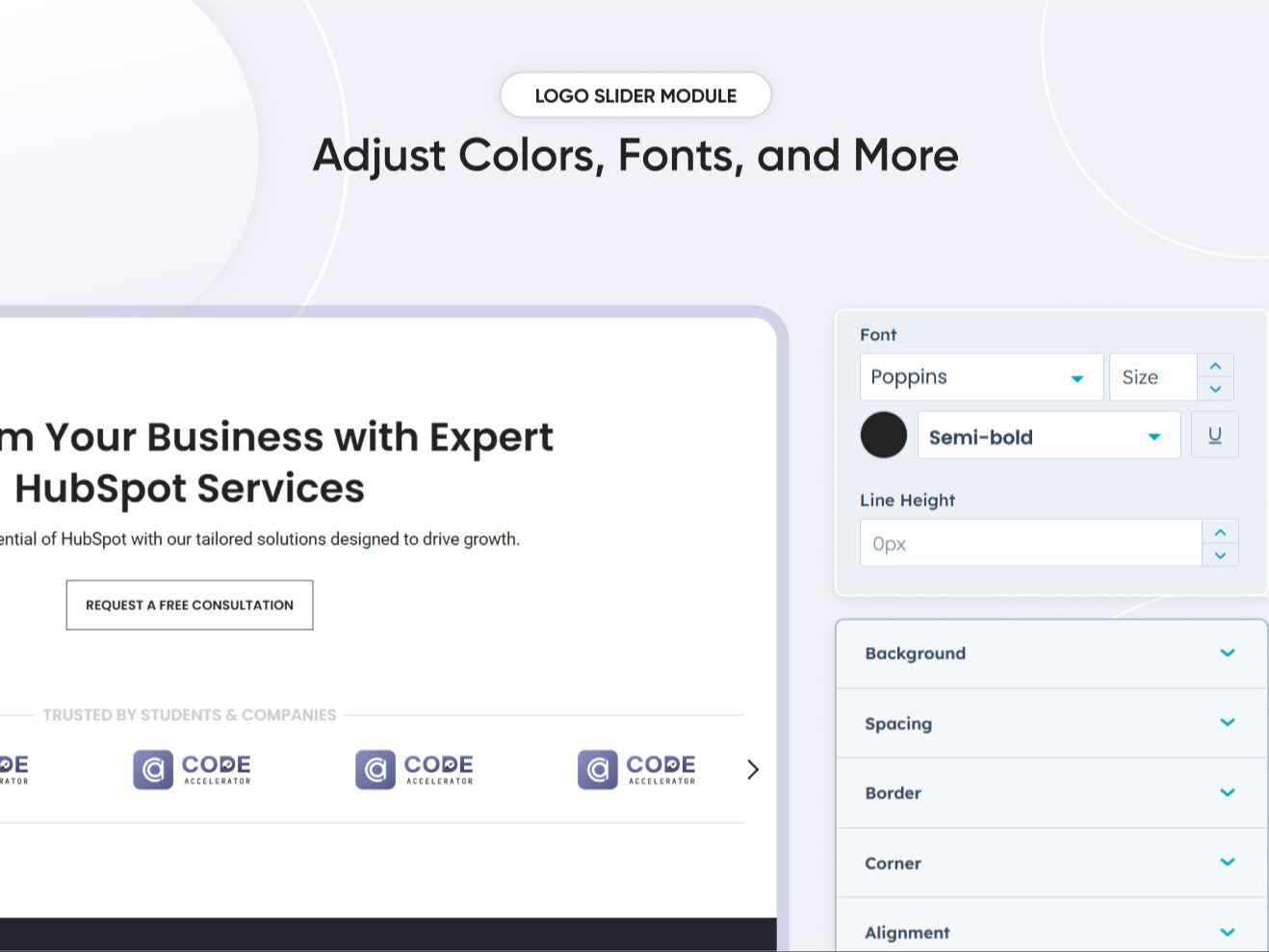 Adjust Colors, Fonts, and More