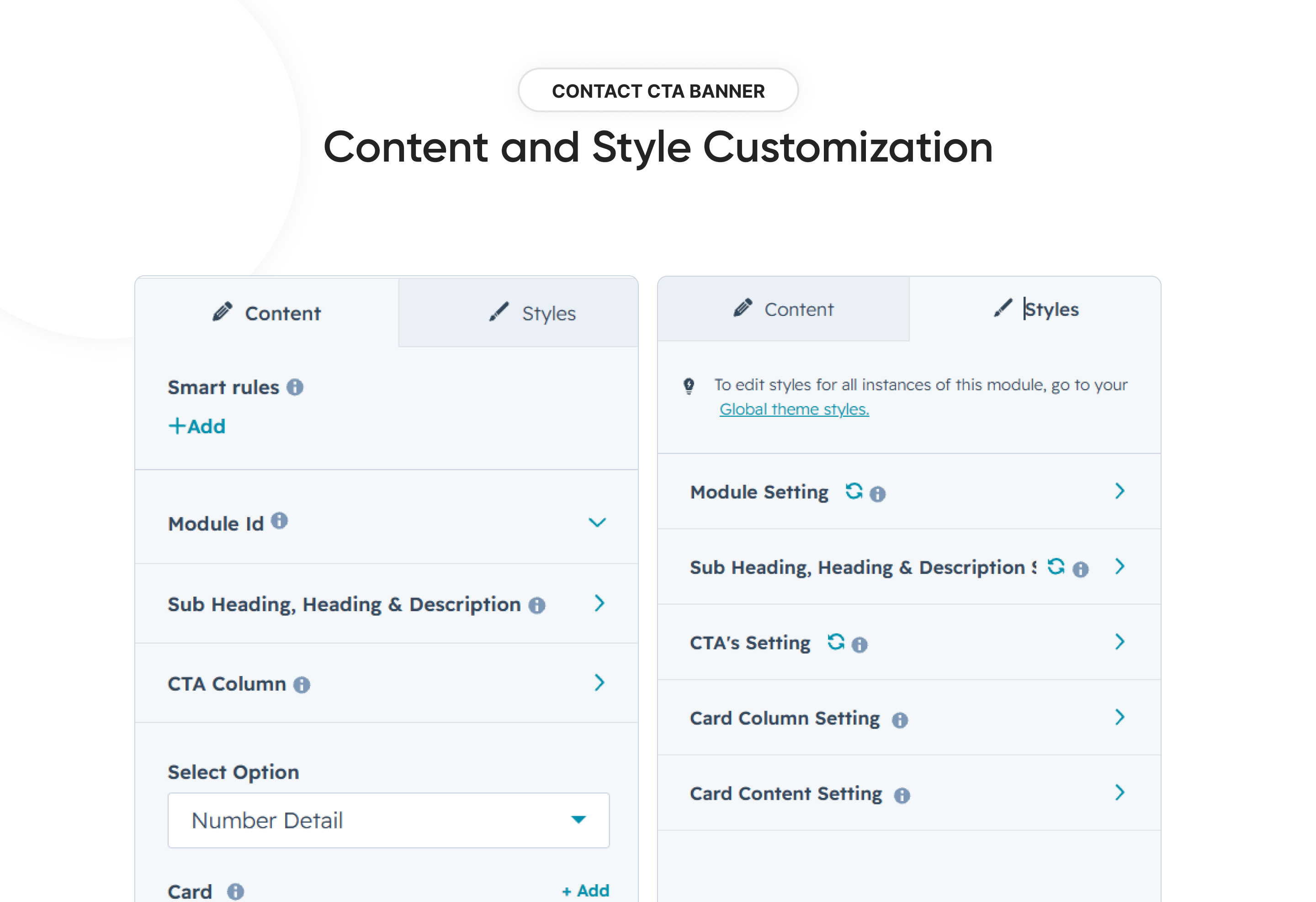 Content and Style Customization