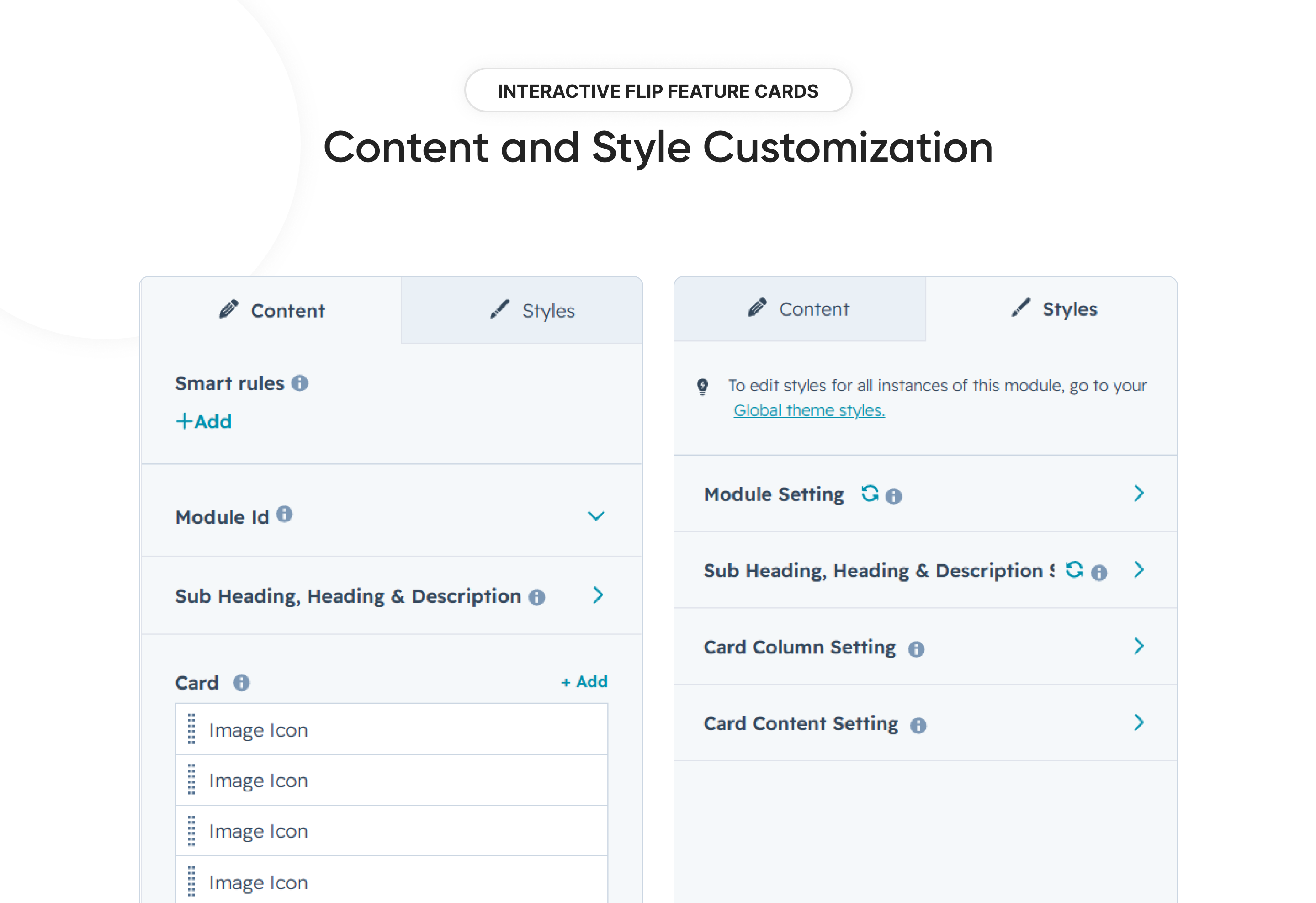 Content and Style Customization