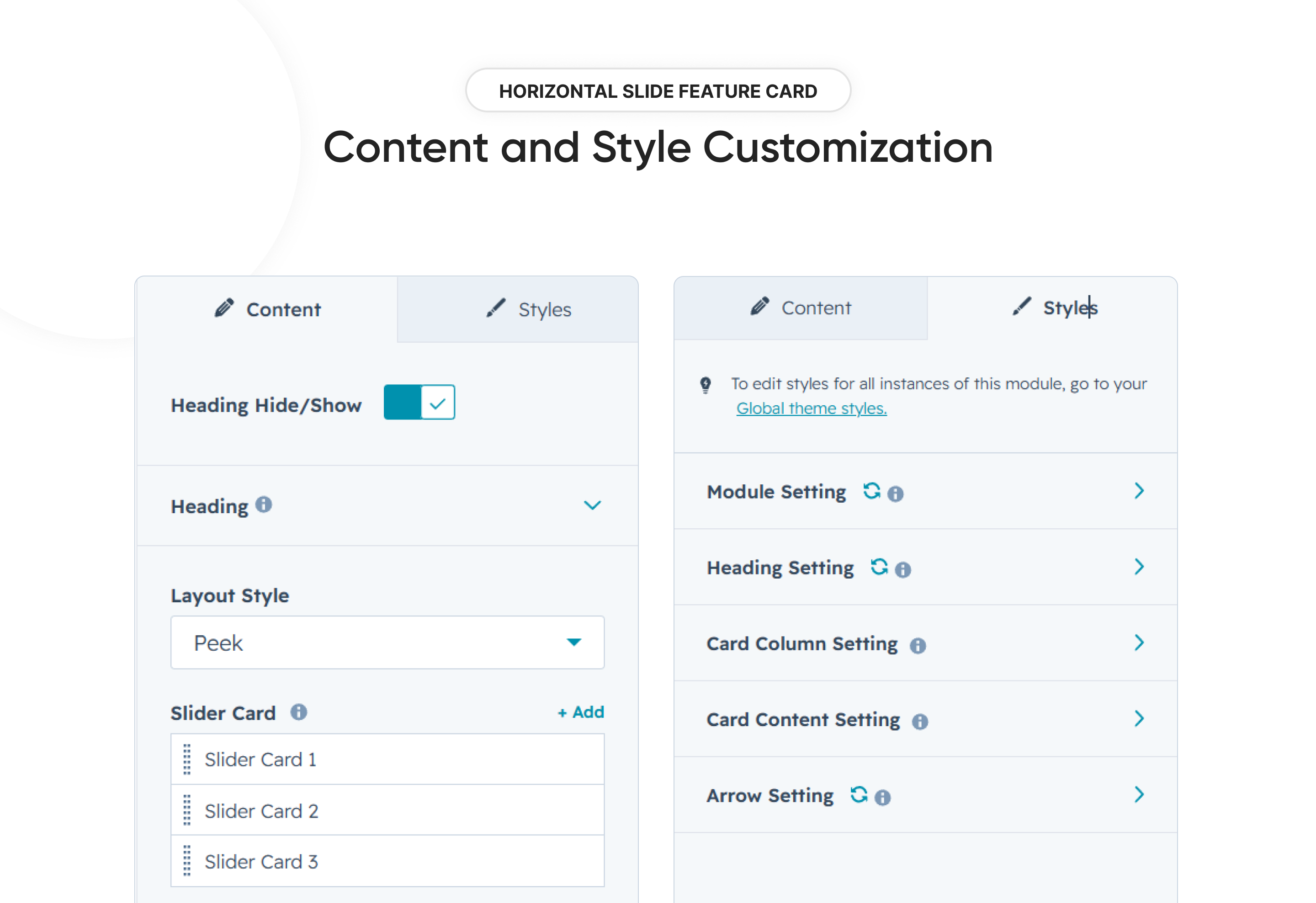 Content and Style Customization