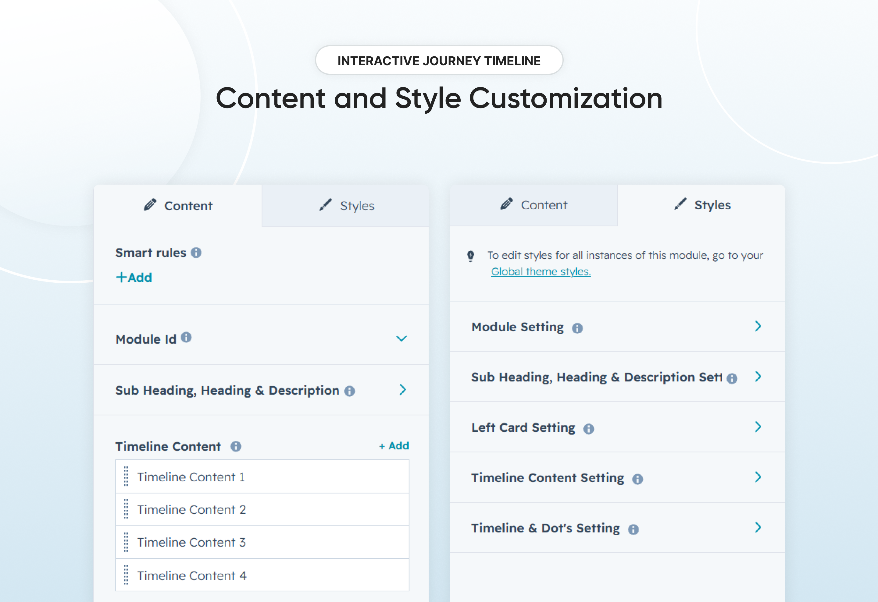 Content and Style Customization