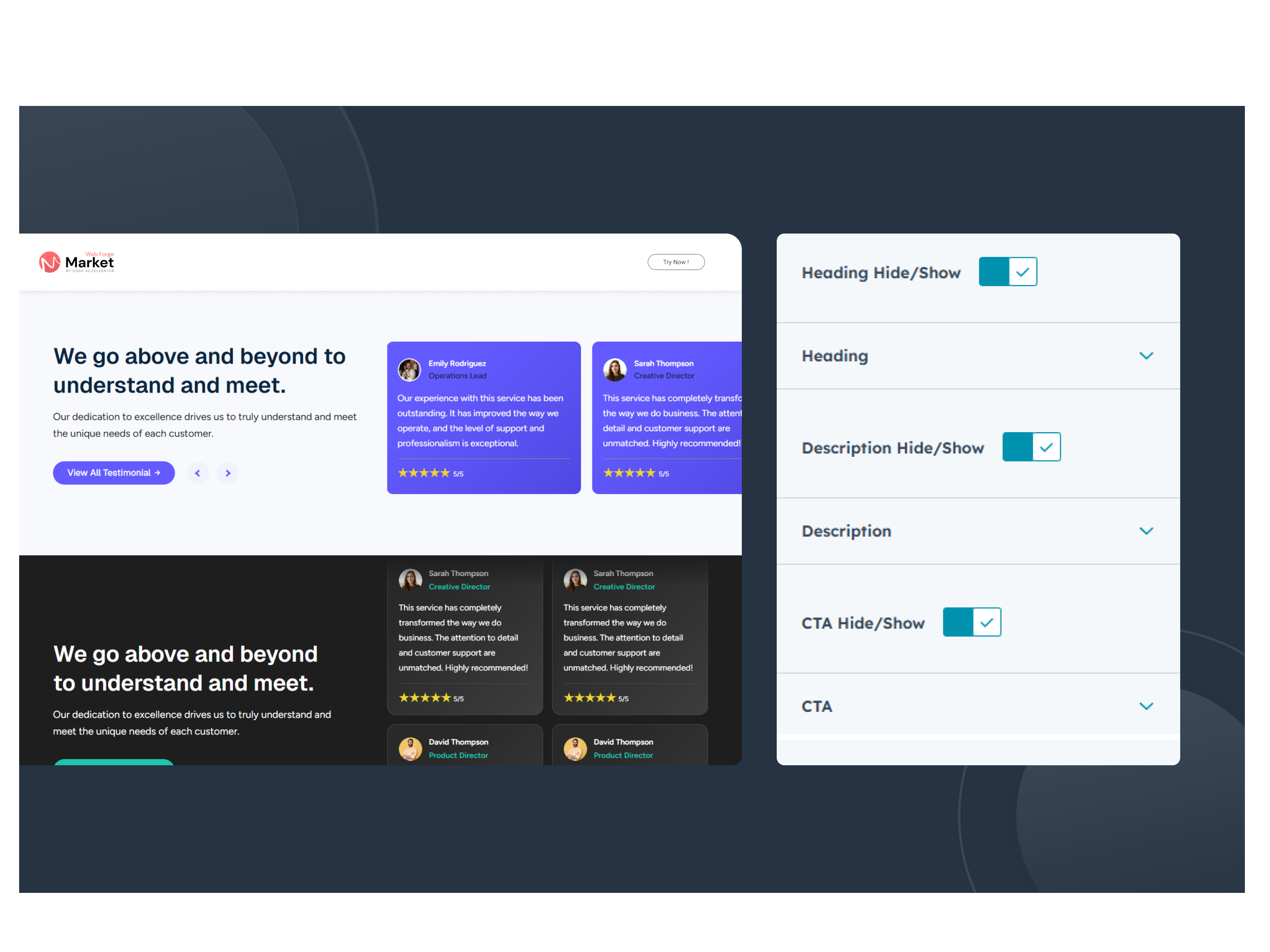 Customizable Content Fields