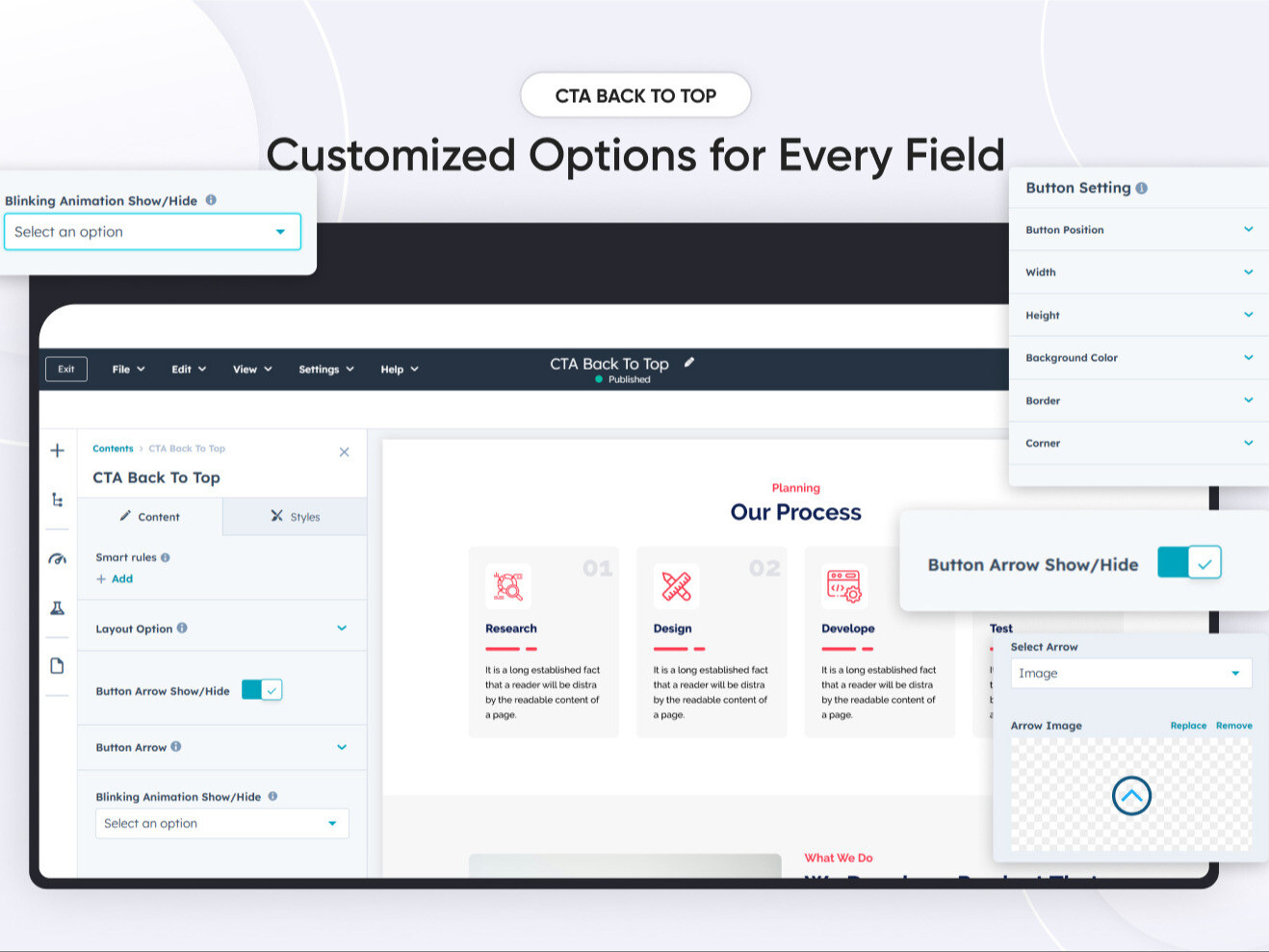 Customized Options for Every Field