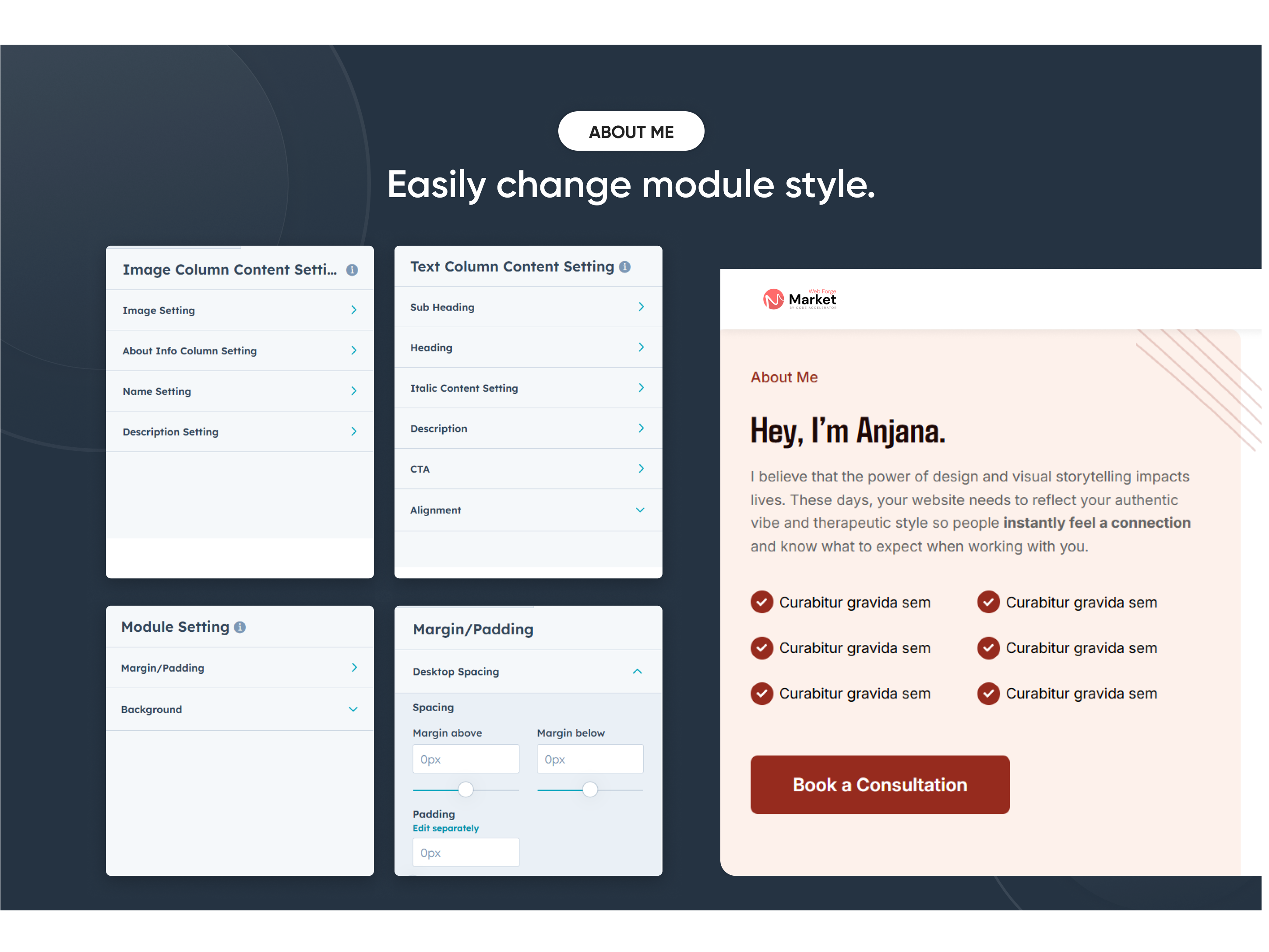 Easily Change Module Style