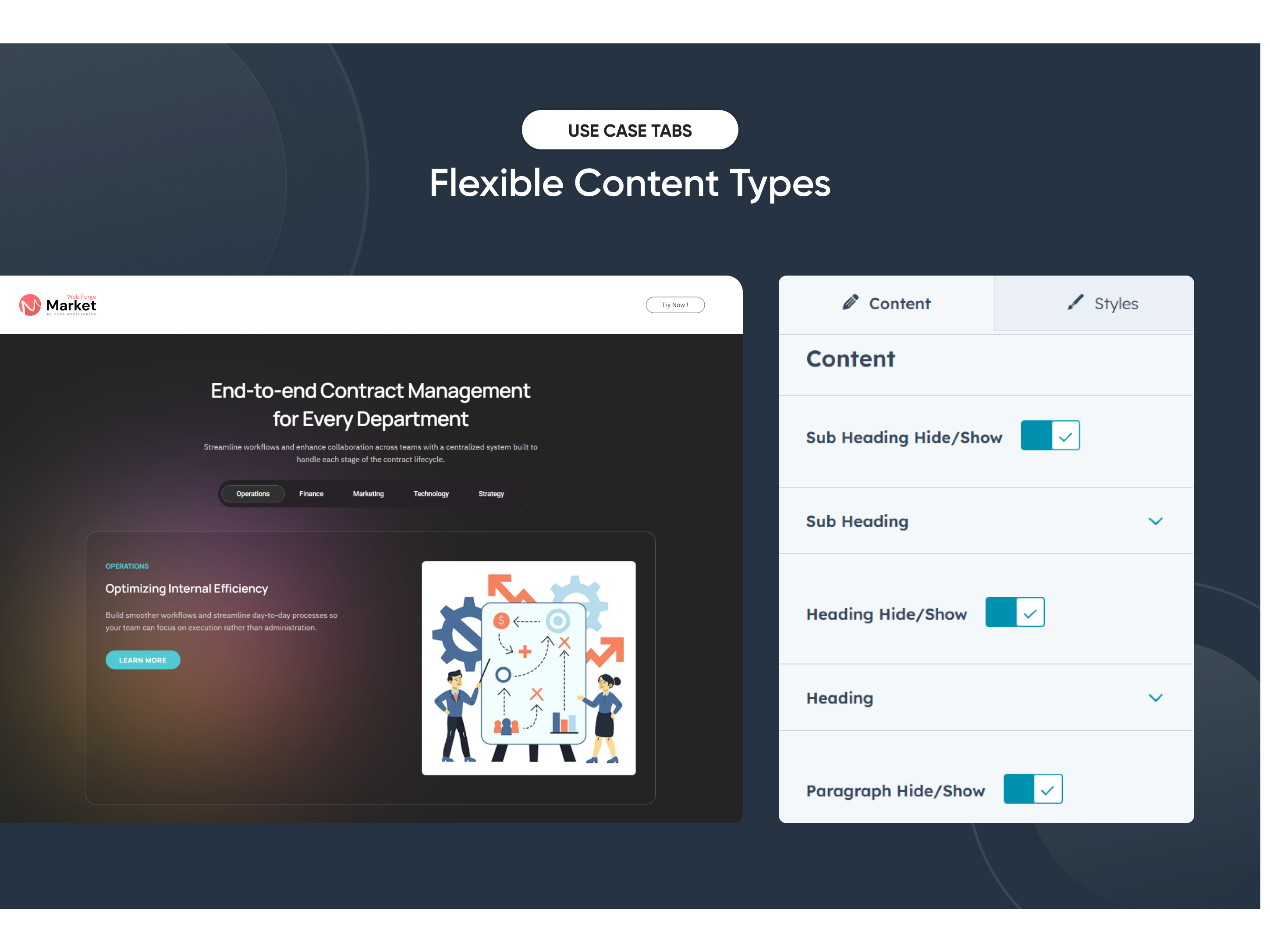 Flexible Content Types