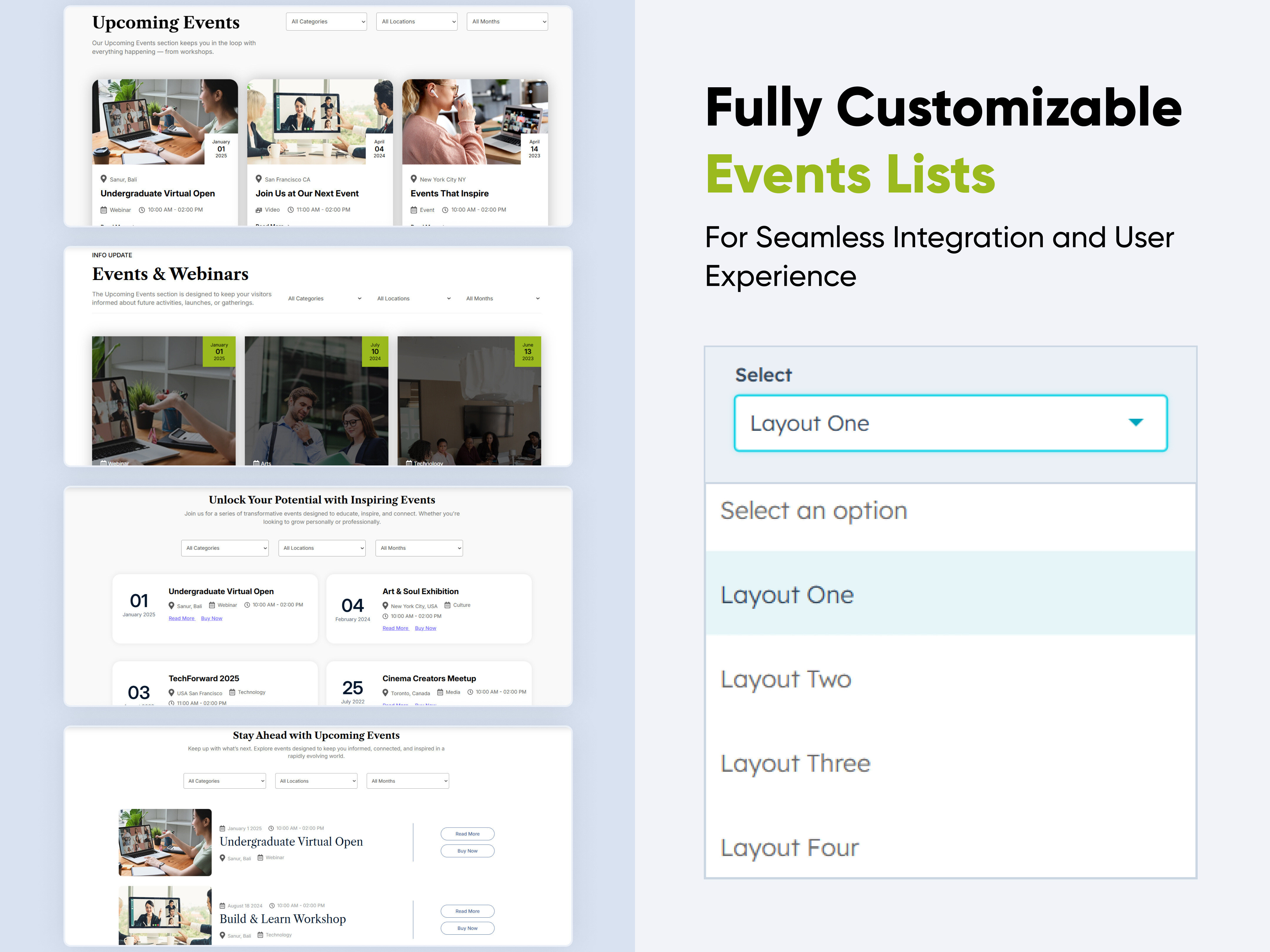 Events List Premium : Thumbnail
