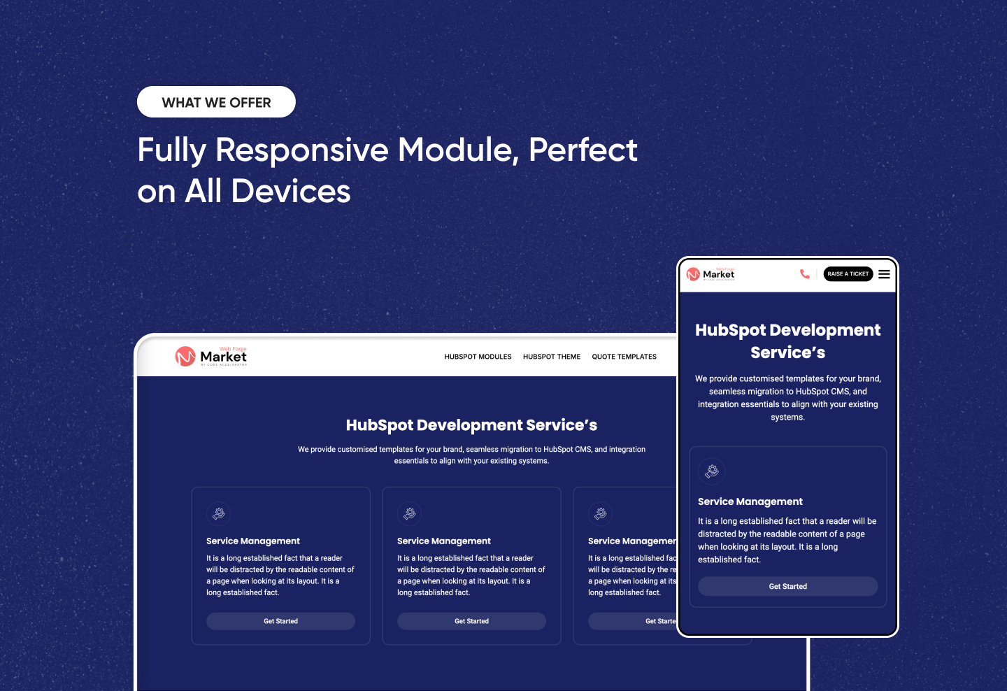 Enjoy a fully responsive module that looks fantastic on every device!