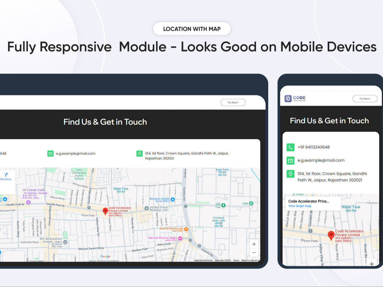 Fully Responsive Module - Looks Good on Mobile Devices