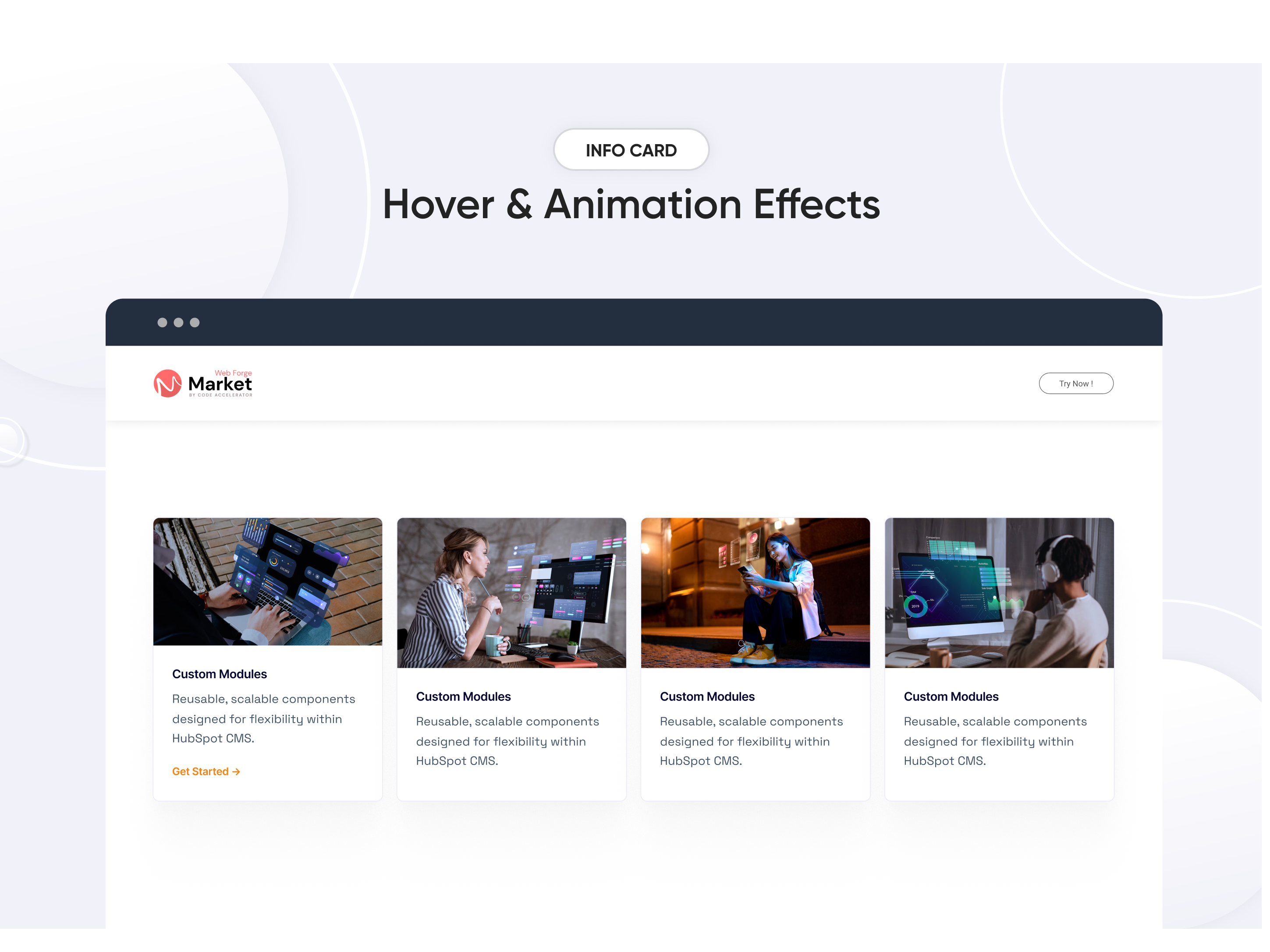 Hover & Animation Effects