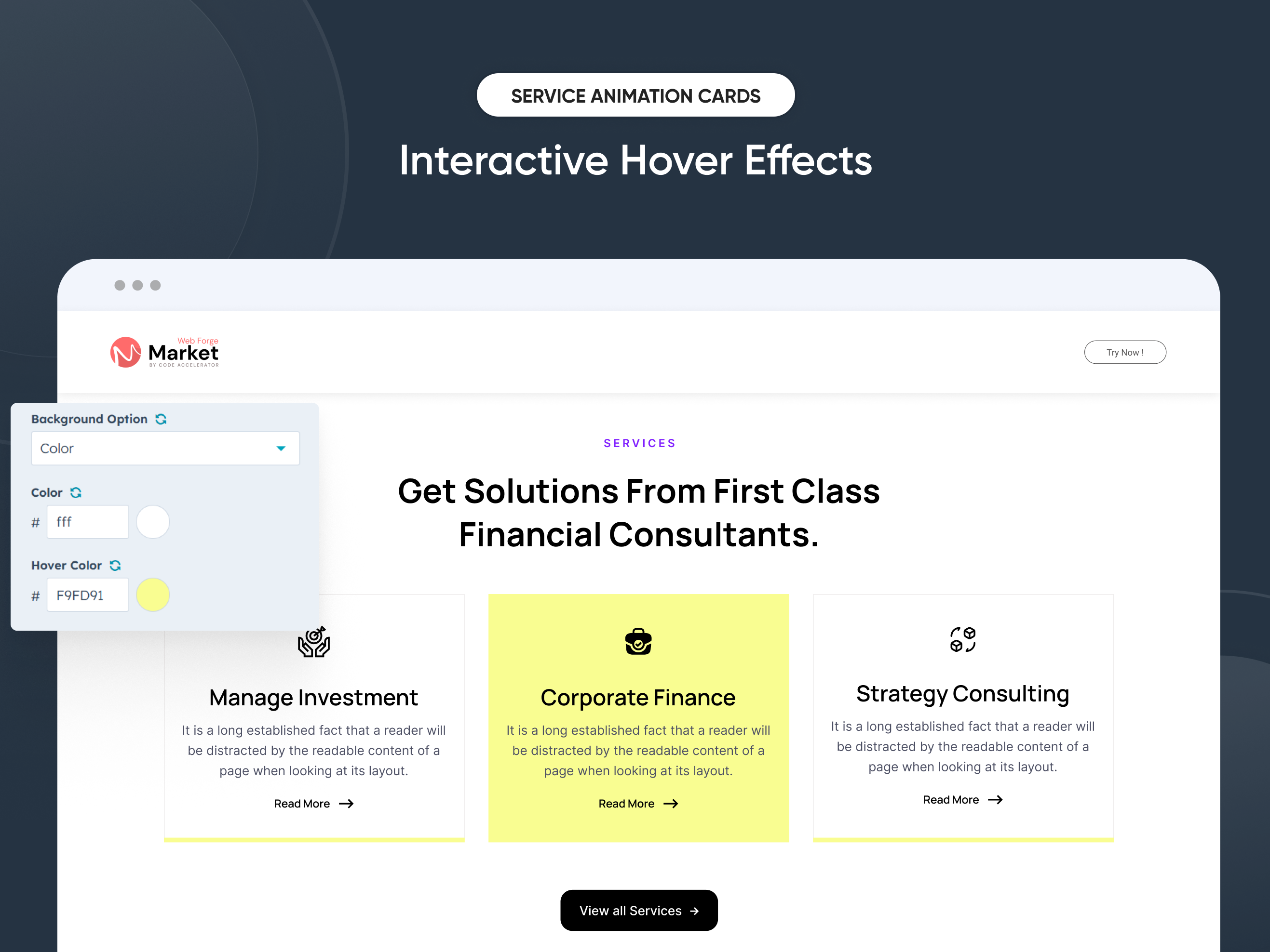 Interactive Hover Effects