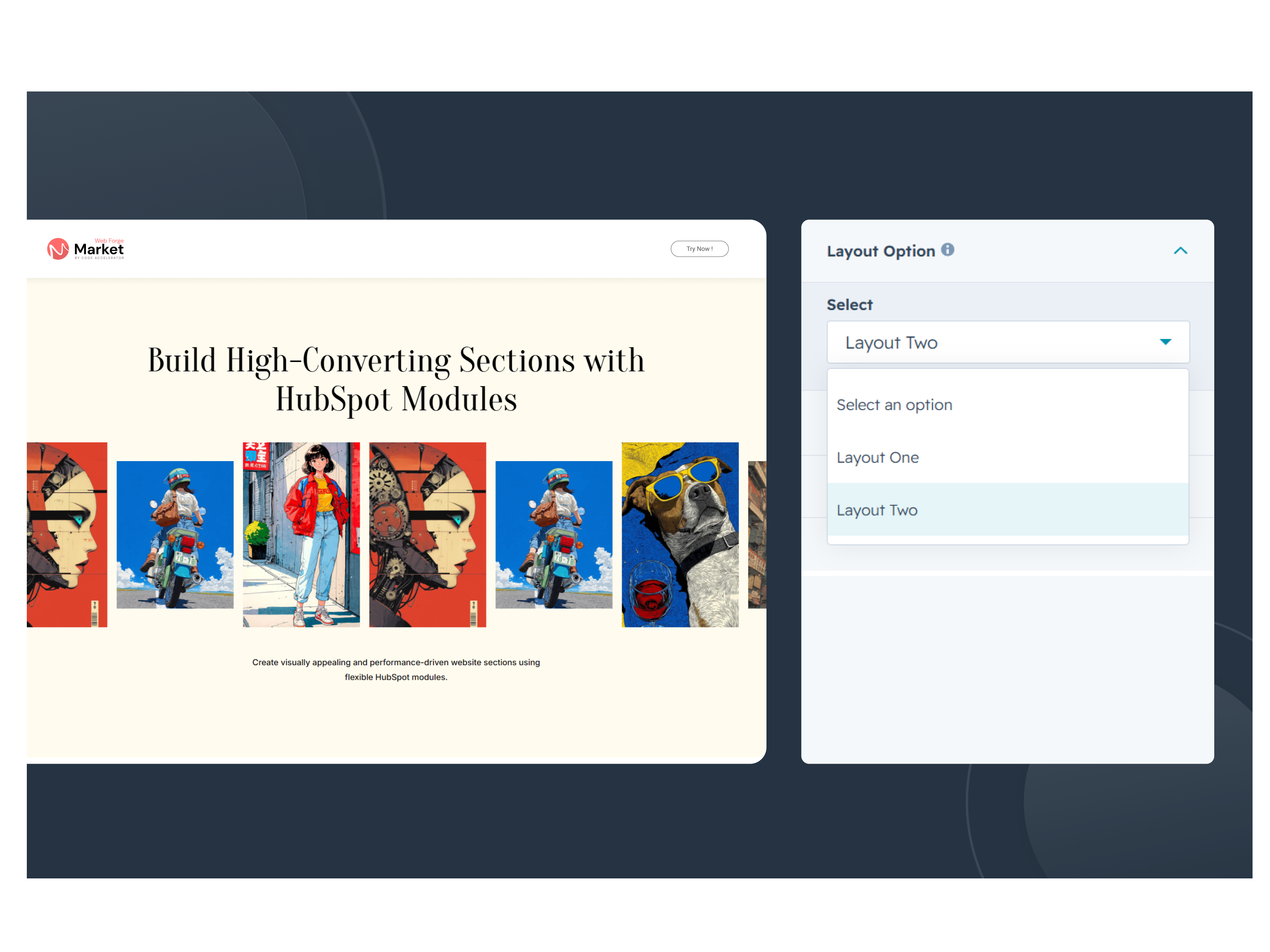 Multi Layout Option