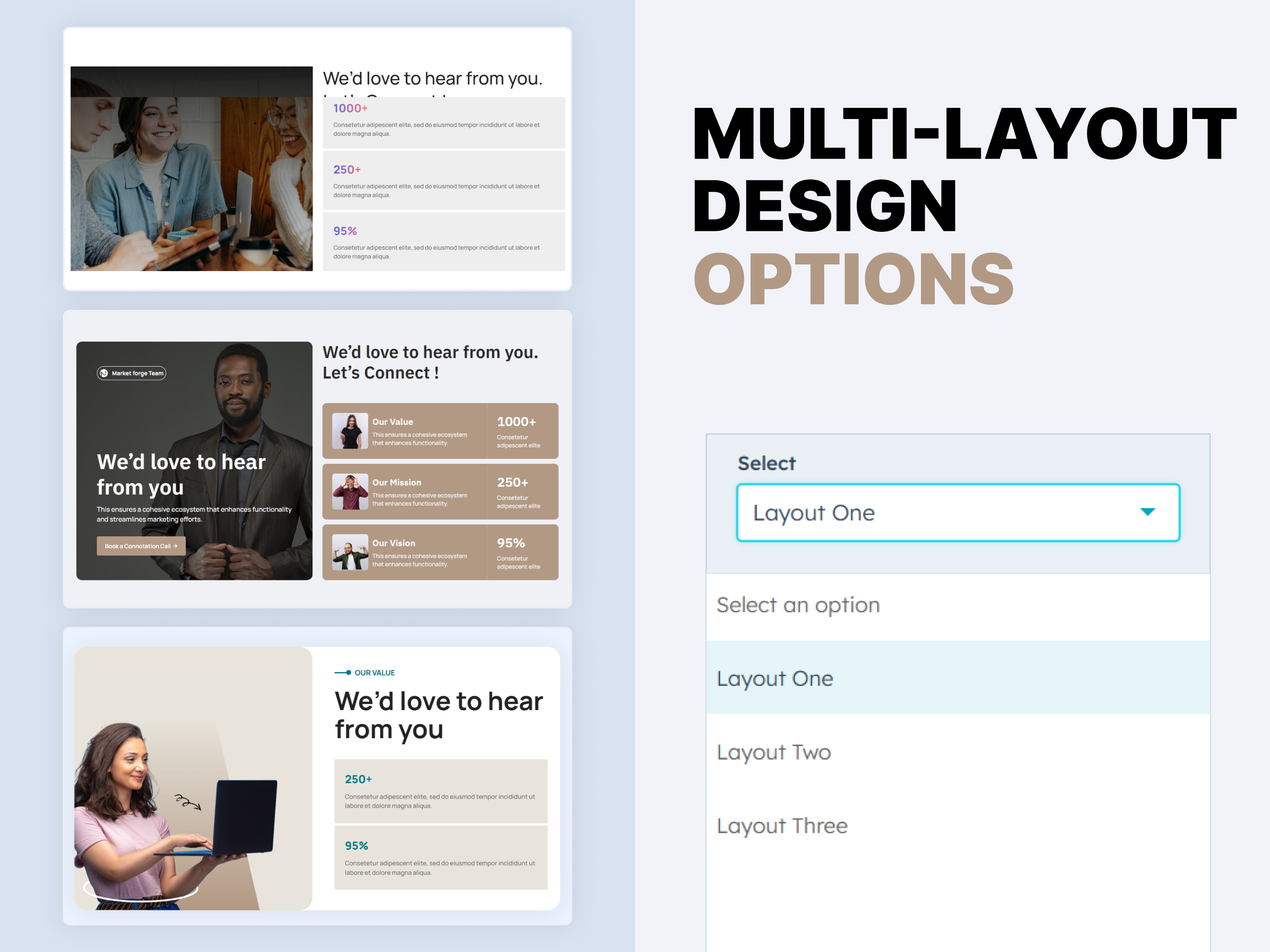 Multi-Layout Design Options