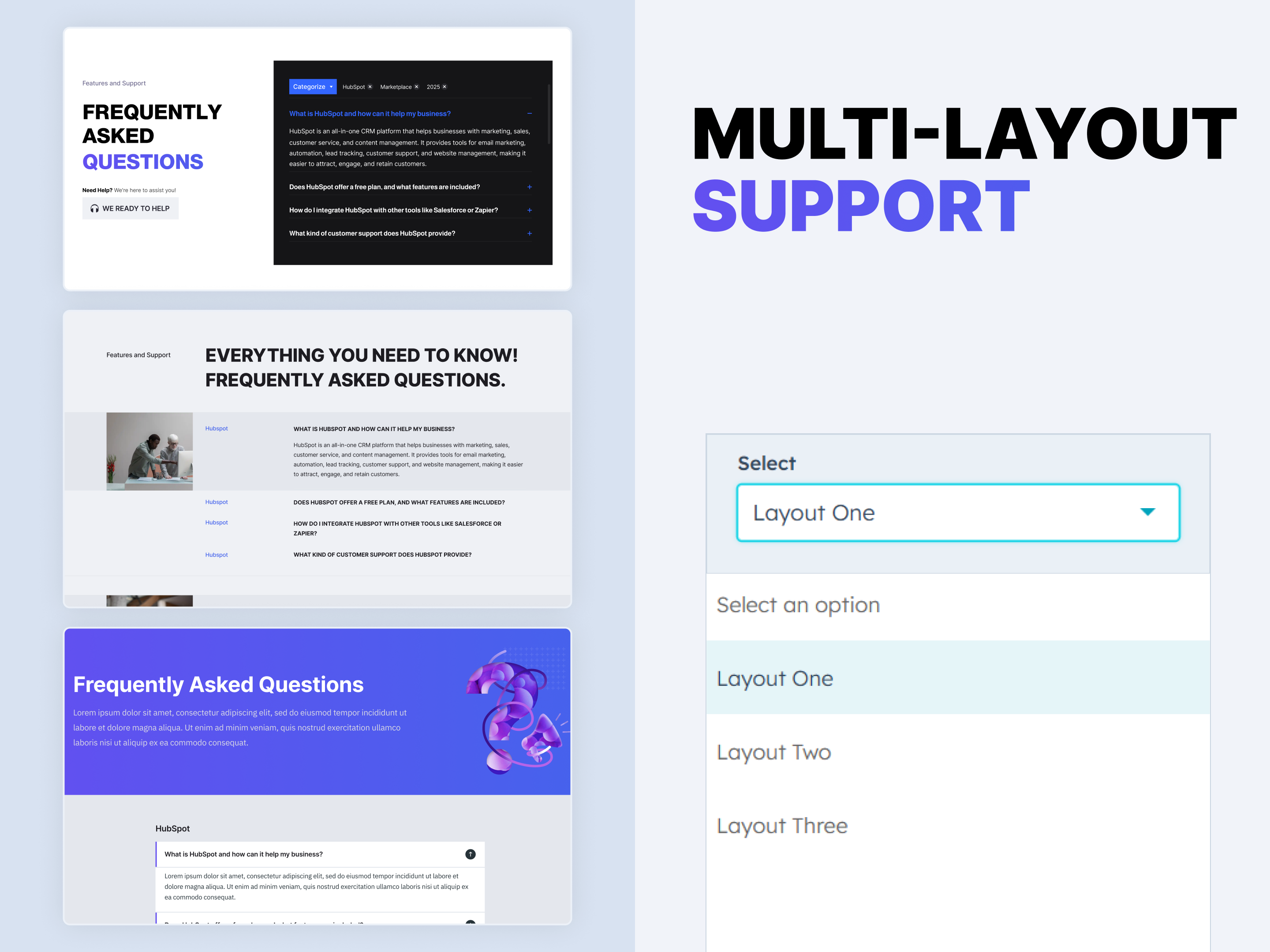 Multi-Layout Support