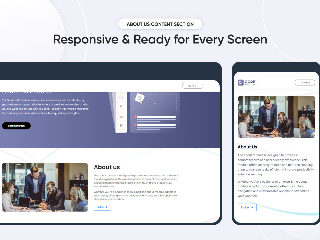 Responsive & Ready for Every Screen
