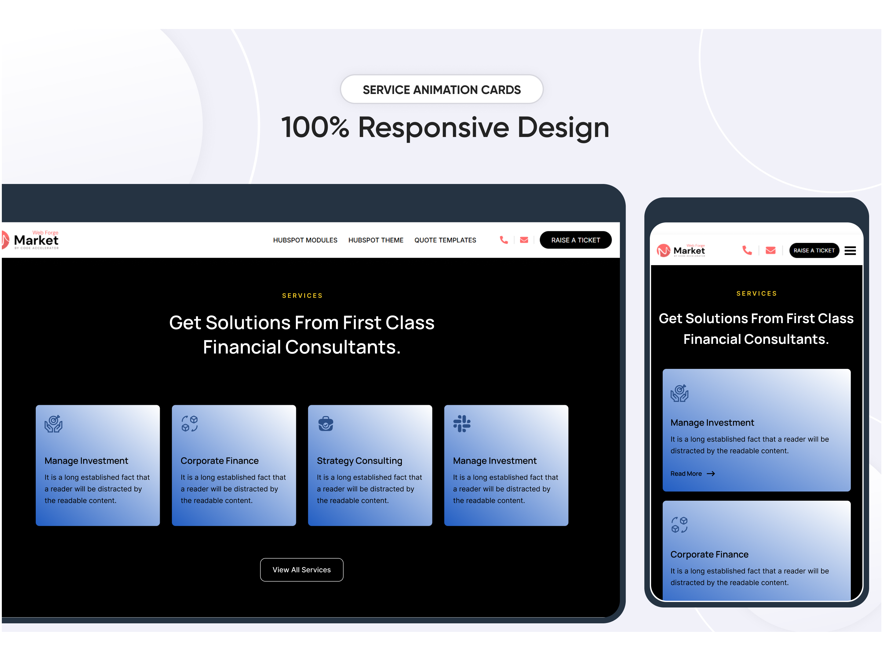 100% Responsive Design