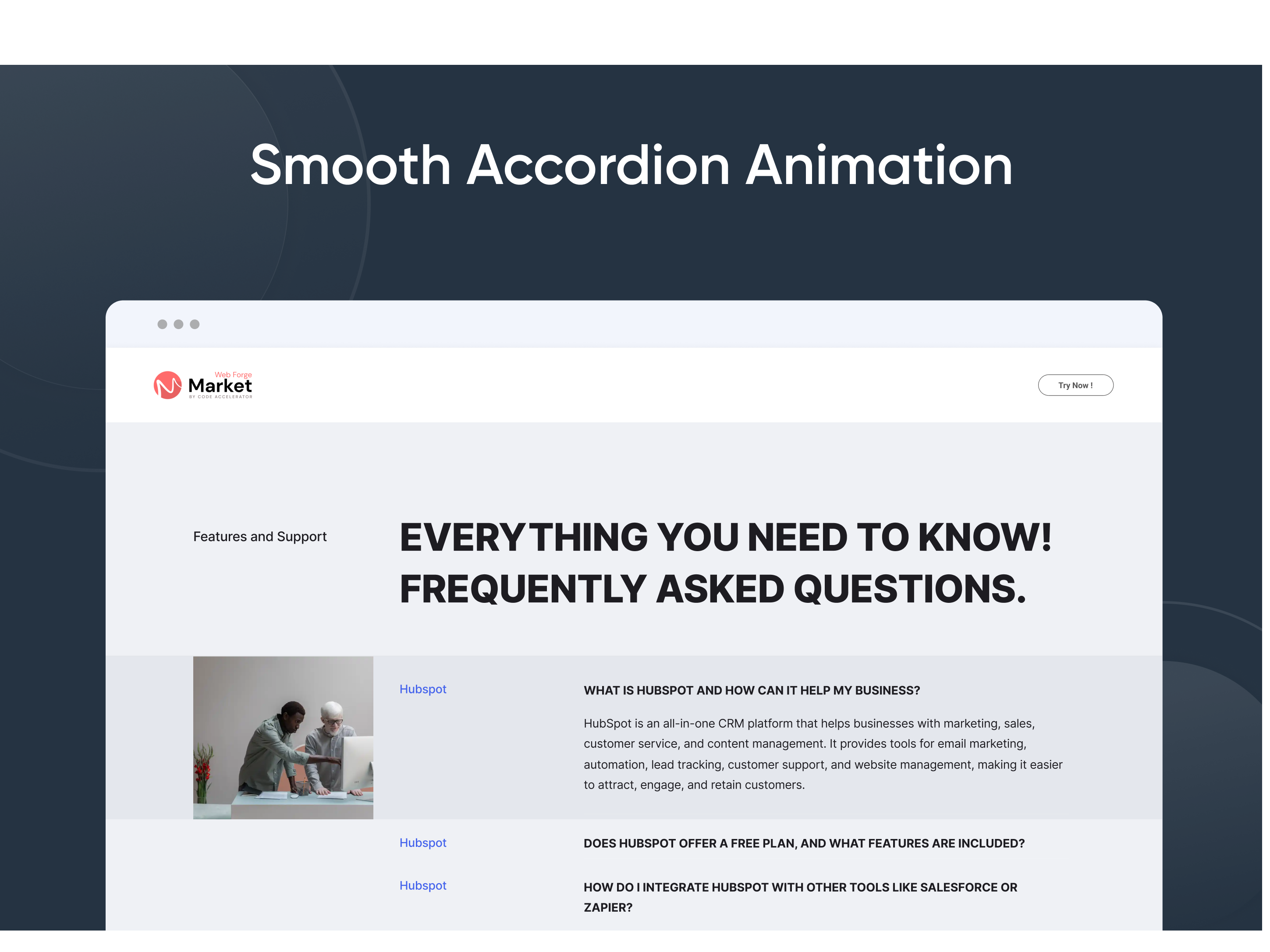 Smooth Accordion Animation