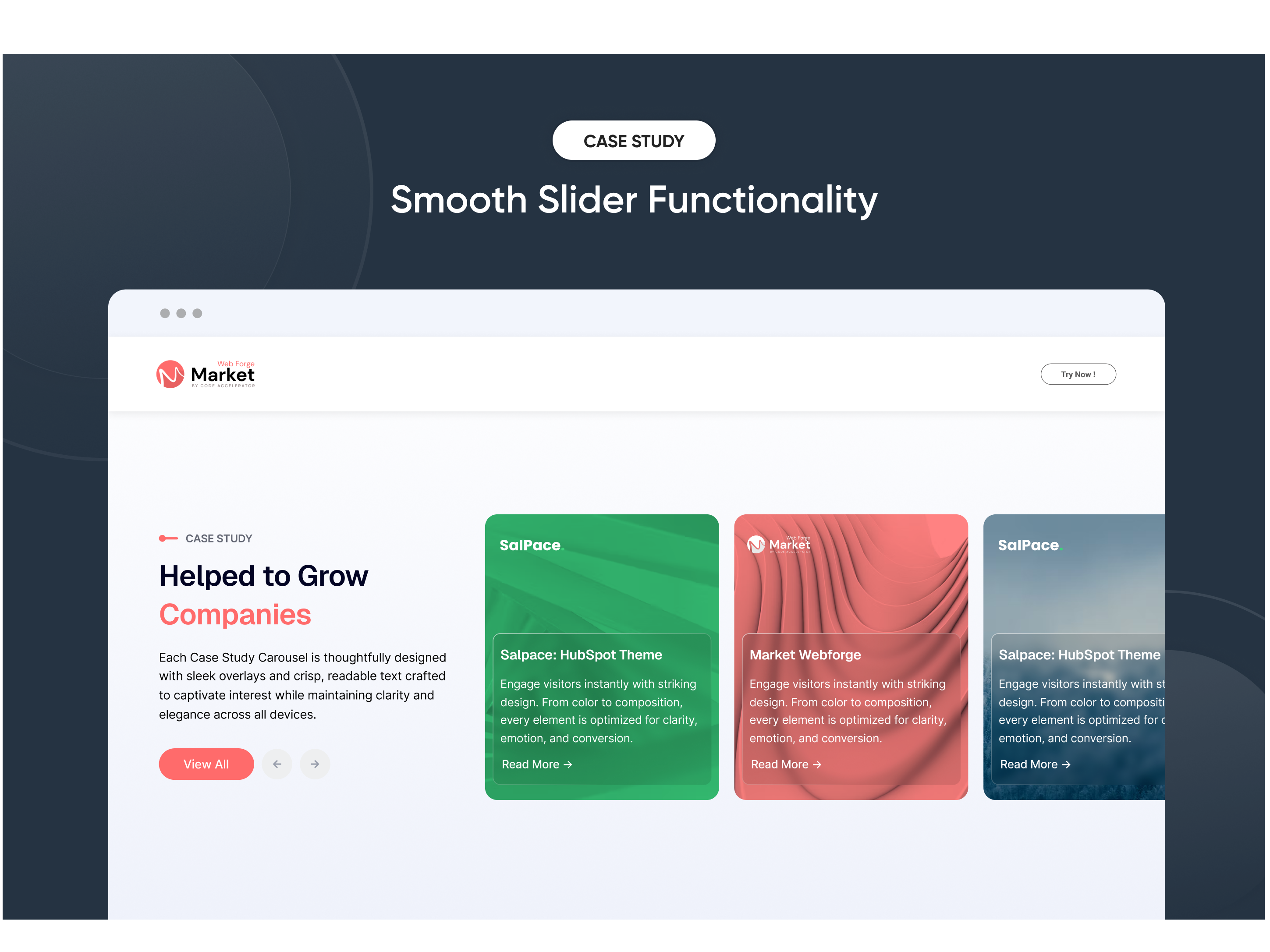 Smooth Slider Functionality