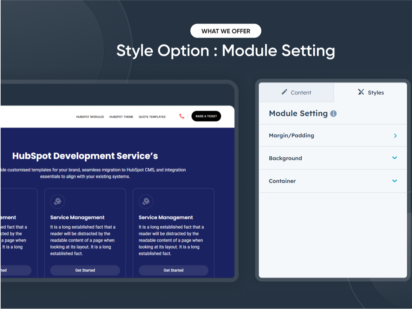 A simple and friendly way to use Module Option