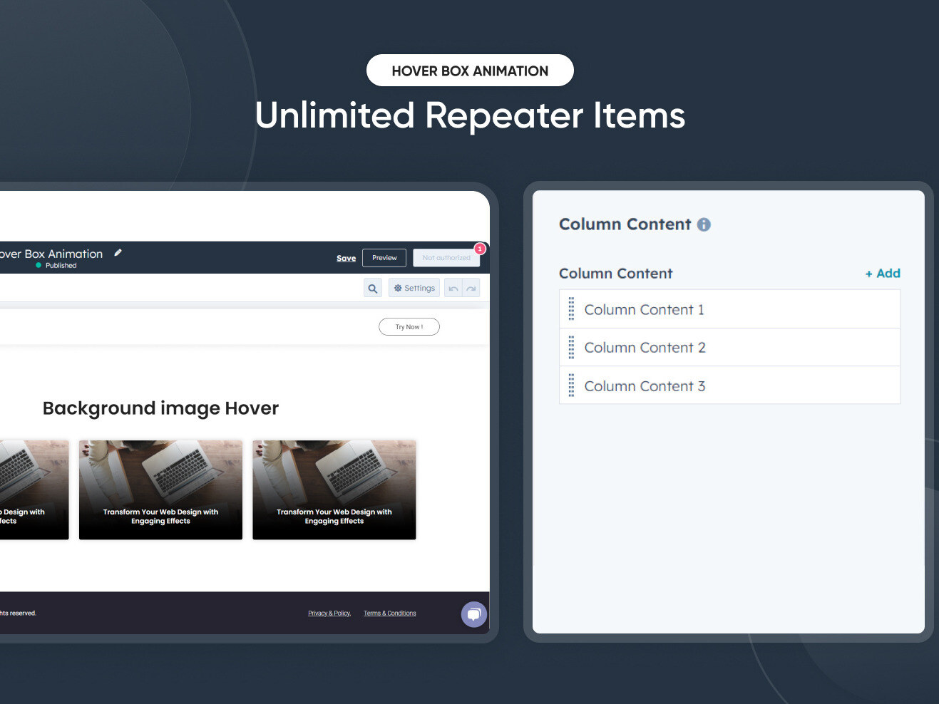 Unlimited Repeater Items